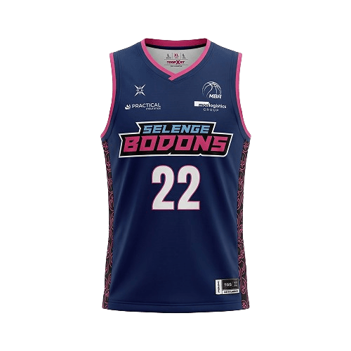 Blue Selenge Bodons jersey number 22