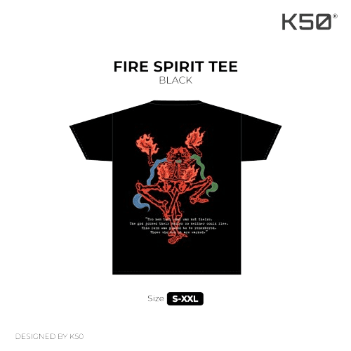 Black Fire Spirit tee shirt